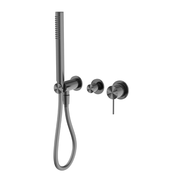 MECCA SHOWER MIXER DIVERTOR SYSTEM SEPARATE BACK PLATE GM (NR221903FGM) GUN METAL