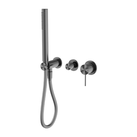 MECCA SHOWER MIXER DIVERTOR SYSTEM SEPARATE BACK PLATE GM (NR221903FGM) GUN METAL