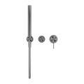 MECCA SHOWER MIXER DIVERTOR SYSTEM SEPARATE BACK PLATE GM (NR221903FGM) GUN METAL
