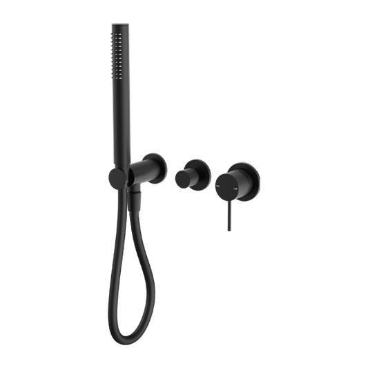 MECCA SHOWER MIXER DIVERTOR SYSTEM SEPARATE BACK PLATE MB (NR221903FMB) MATTE BLACK