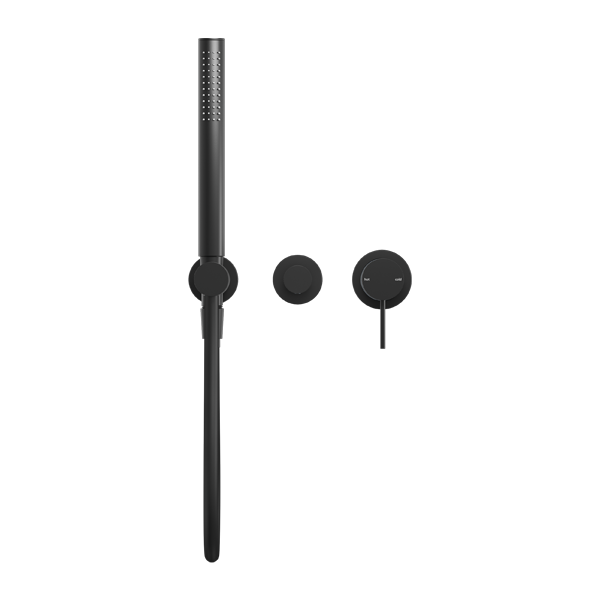 MECCA SHOWER MIXER DIVERTOR SYSTEM SEPARATE BACK PLATE MB (NR221903FMB) MATTE BLACK