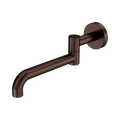 Mecca Wall Mounted Swivel Bath Spout Only 225mm II Rome Bronze