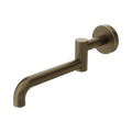 Mecca Wall Mounted Swivel Bath Spout Only 225mm II Tumbled Antique Brass