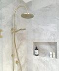 MECCA TWIN SHOWER WITH AIR SHOWER BRUSHED GOLD