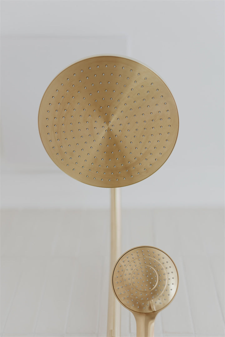 MECCA TWIN SHOWER WITH AIR SHOWER BRUSHED GOLD