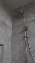 MECCA TWIN SHOWER WITH AIR SHOWER BRUSHED NICKEL