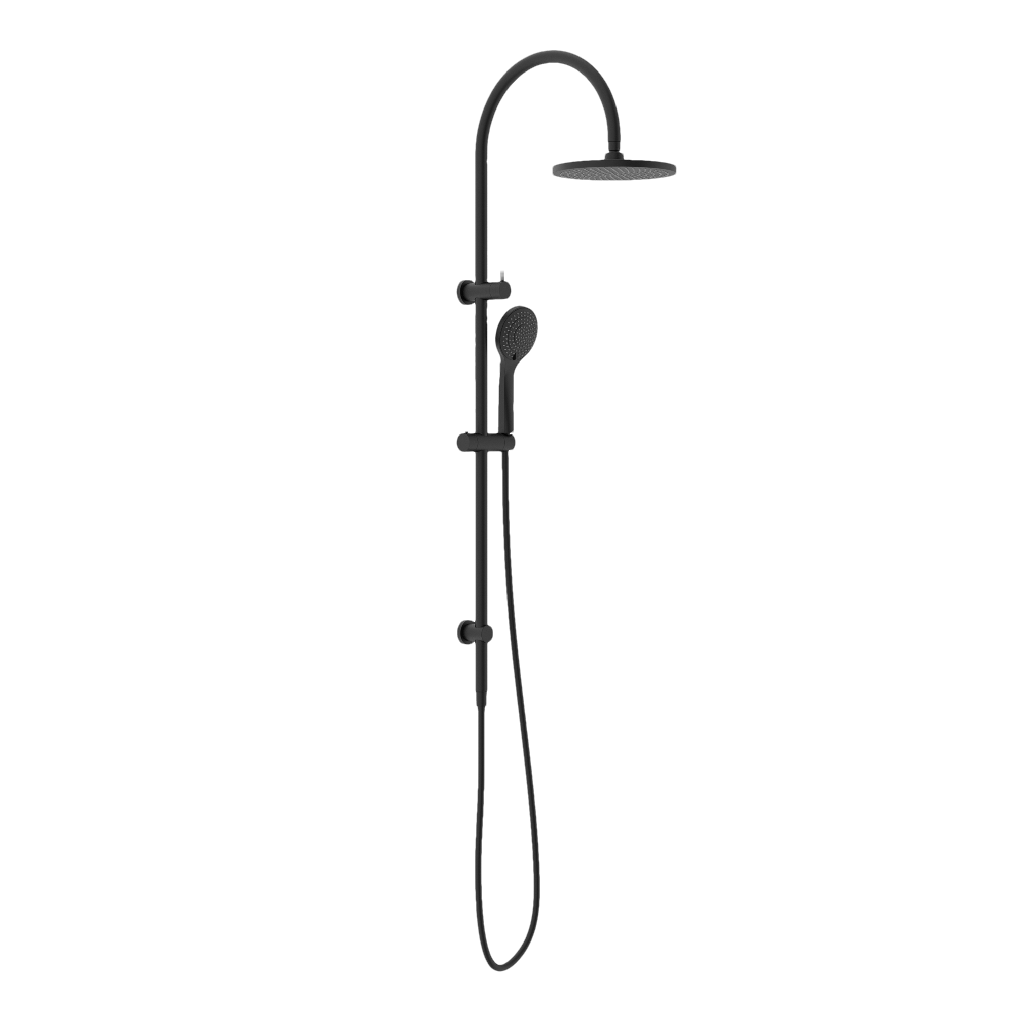 MECCA TWIN SHOWER WITH AIR SHOWER MATTE BLACK