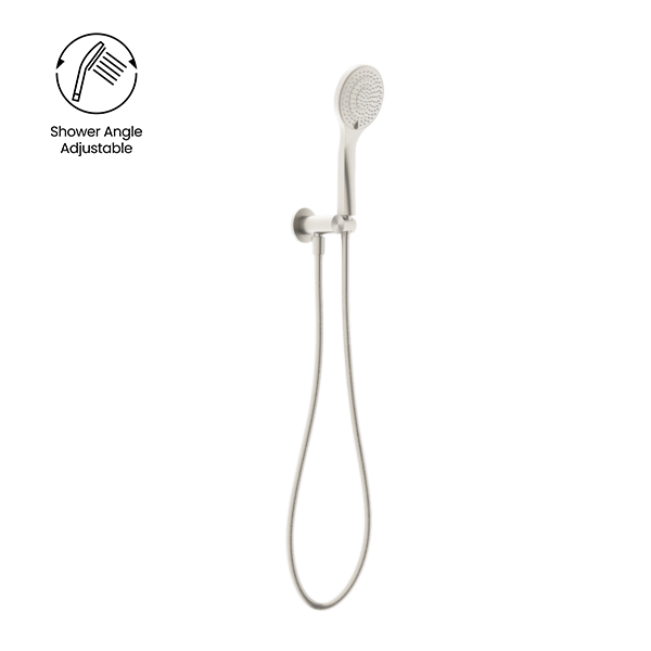 MECCA SHOWER ON BRACKET WITH AIR SHOWER CHROME (NR221905CH) BRUSHED NICKEL