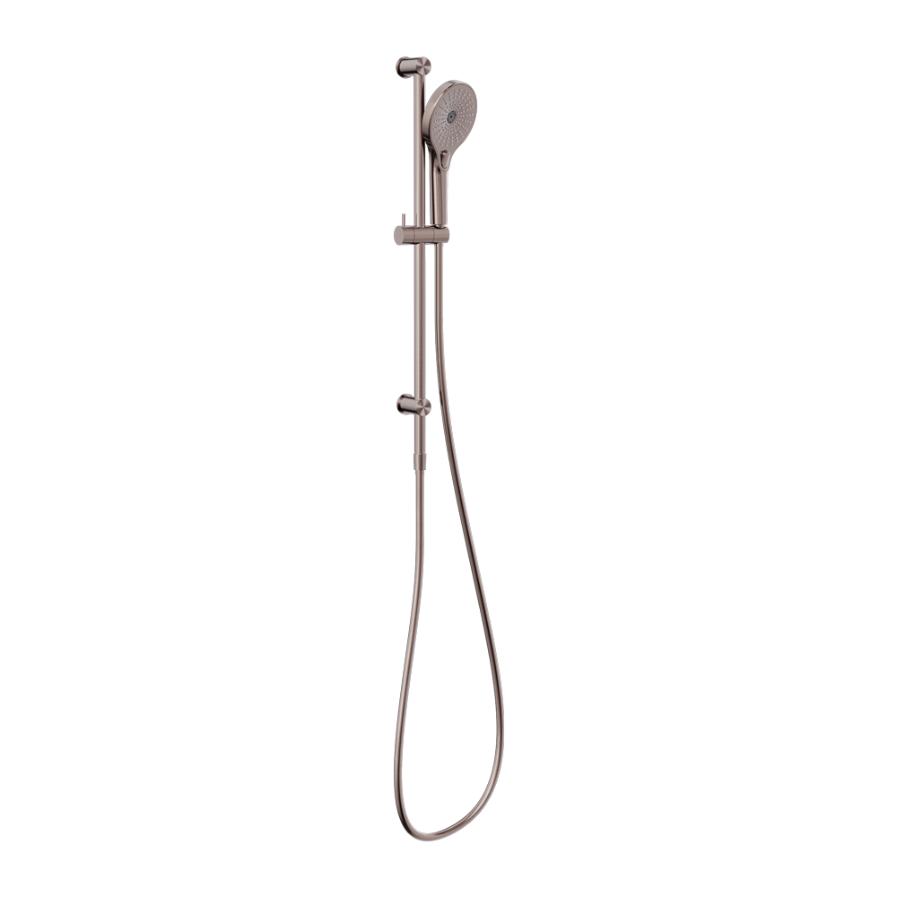 MECCA SHOWER RAIL BRUSHED BRONZE