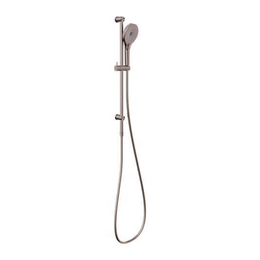 MECCA SHOWER RAIL BRUSHED BRONZE