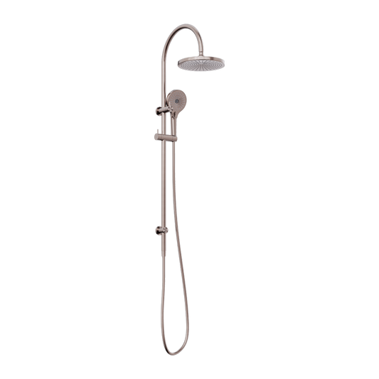 MECCA TWIN SHOWER BRUSHED BRONZE