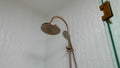 MECCA TWIN SHOWER BRUSHED BRONZE