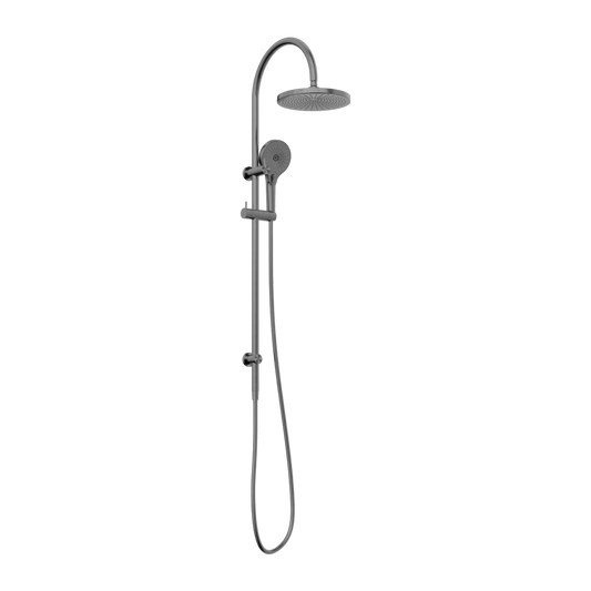 MECCA TWIN SHOWER GUN METAL GREY
