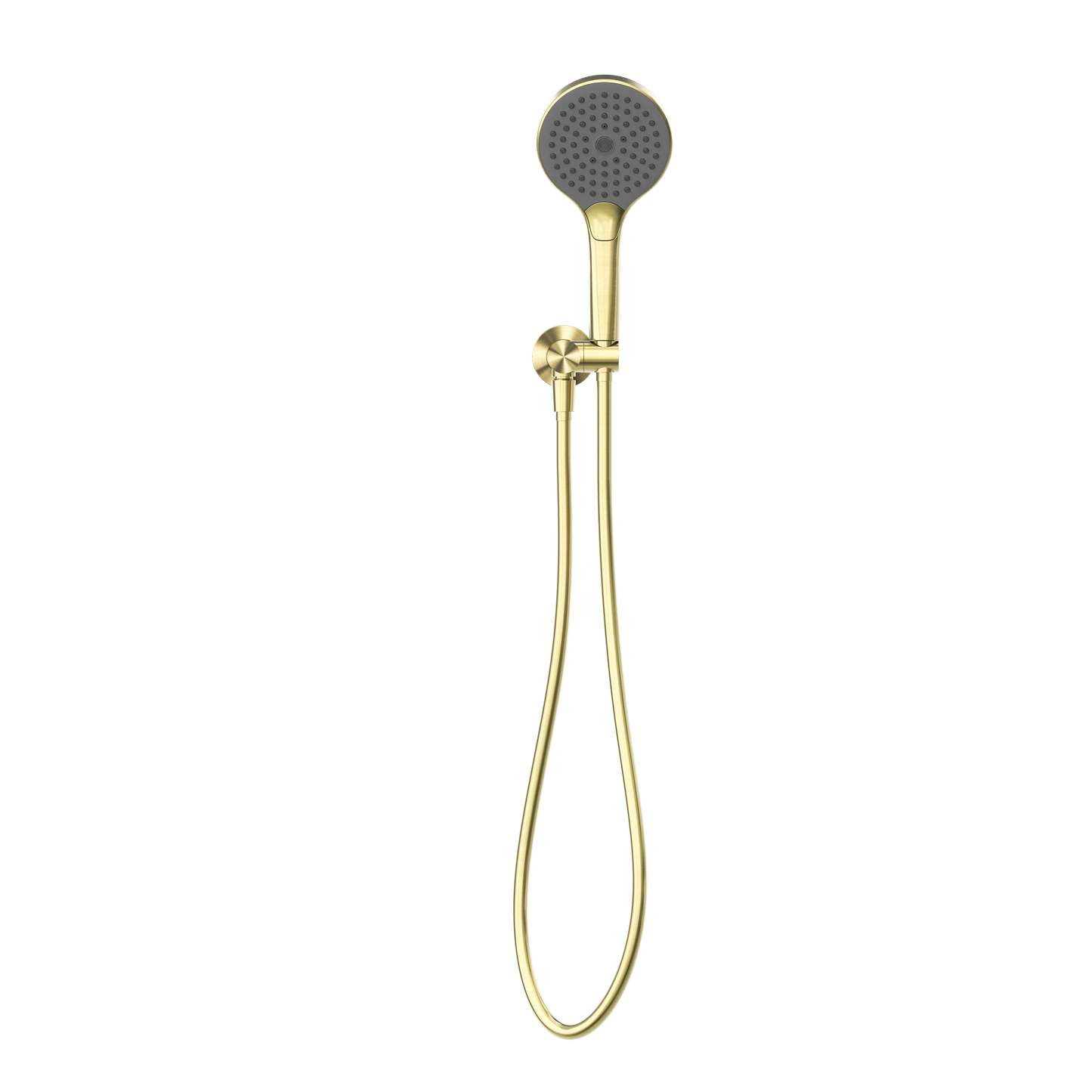MECCA SHOWER ON BRACKET WITH AIR SHOWER II BRUSHED GOLD
