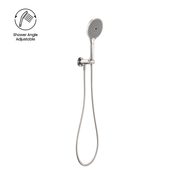 OPAL SHOWER ON BRACKET WITH AIR SHOWER II BRUSHED NICKEL