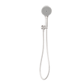 MECCA SHOWER ON BRACKET WITH AIR SHOWER II BRUSHED NICKEL