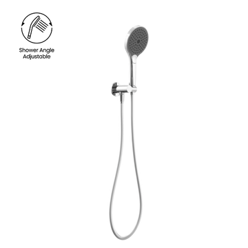 Mecca Shower On Bracket With Air Shower II Chrome — Hand Held Showers