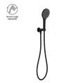 MECCA SHOWER ON BRACKET WITH AIR SHOWER II MATTE BLACK