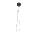 MECCA SHOWER ON BRACKET WITH AIR SHOWER II MATTE WHITE