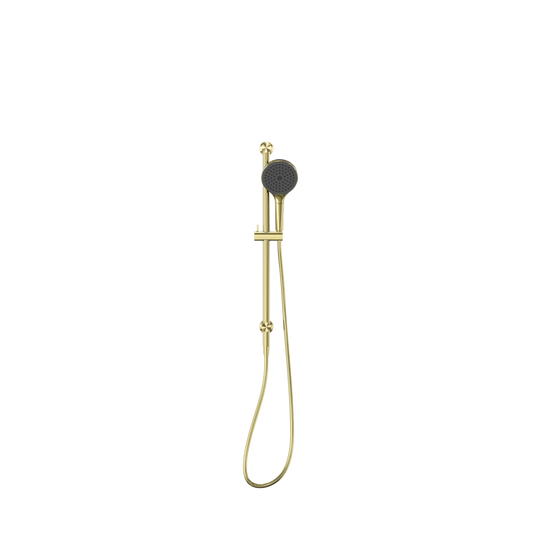 MECCA SHOWER RAIL WITH AIR SHOWER II BRUSHED GOLD