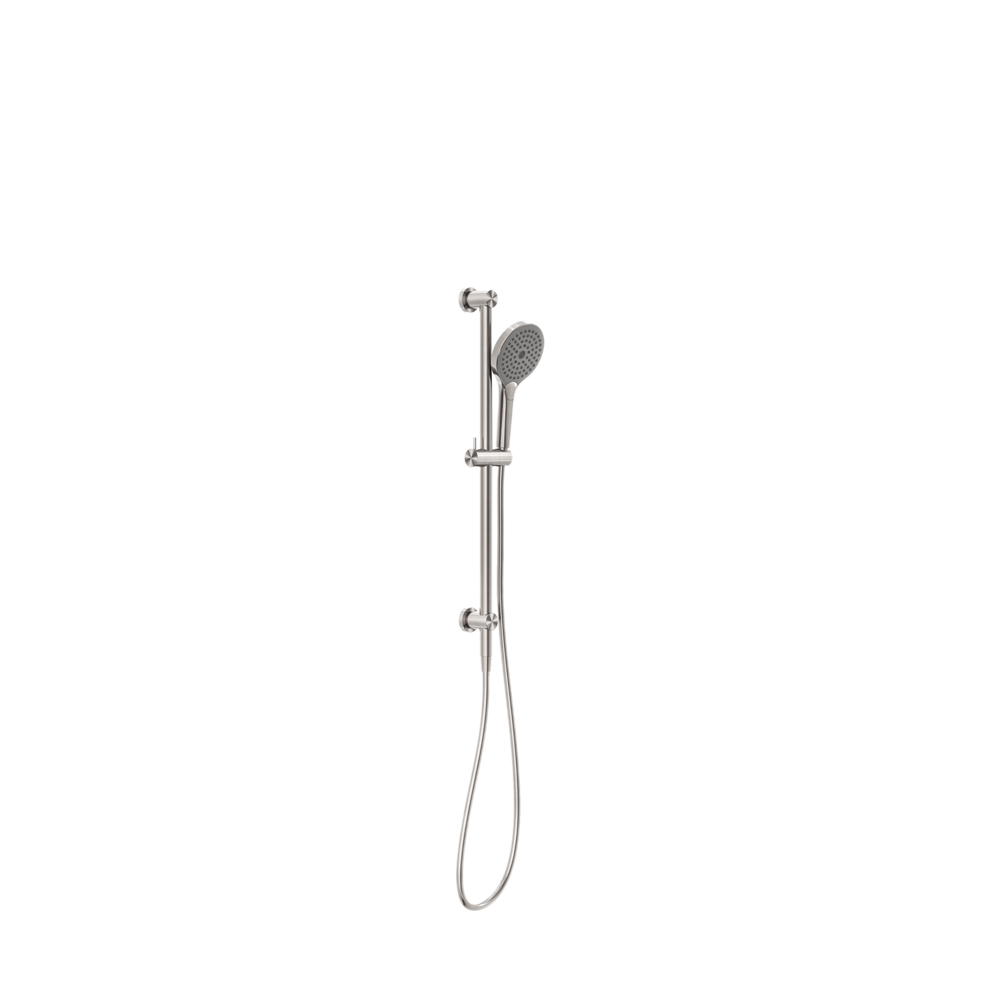 MECCA SHOWER RAIL WITH AIR SHOWER II BRUSHED NICKEL
