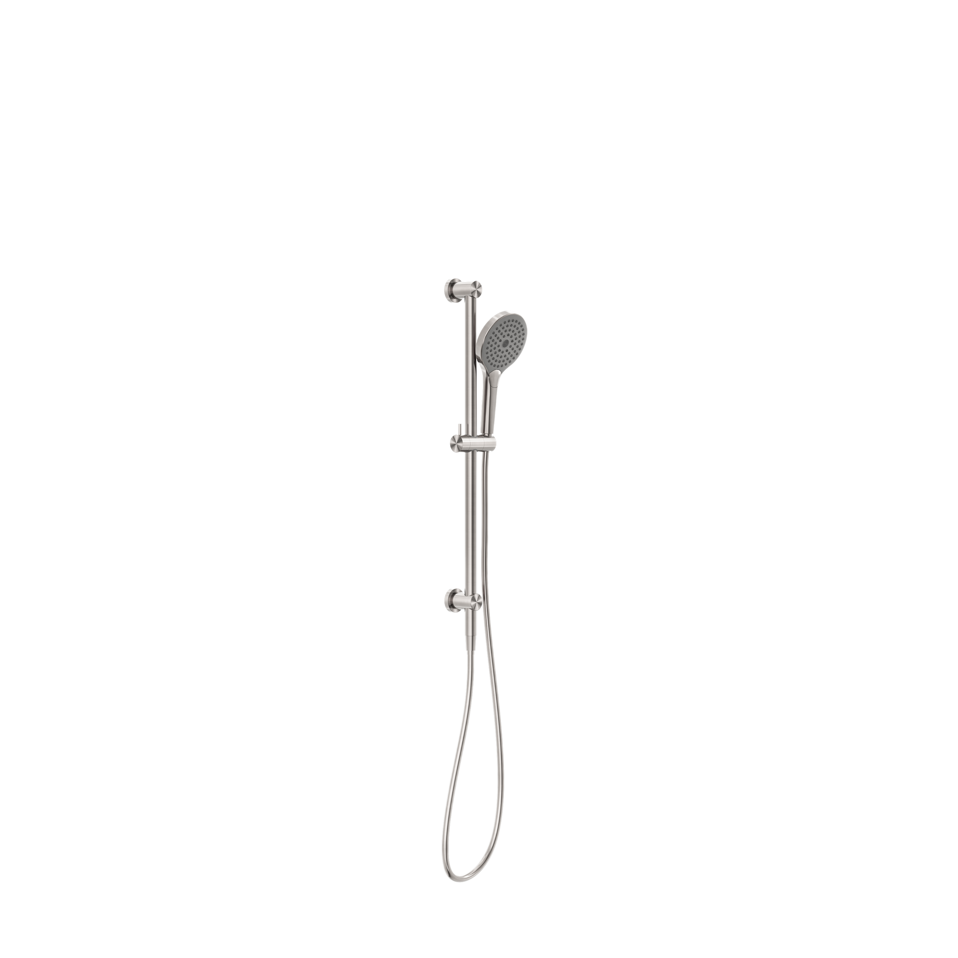 MECCA SHOWER RAIL WITH AIR SHOWER II BRUSHED NICKEL