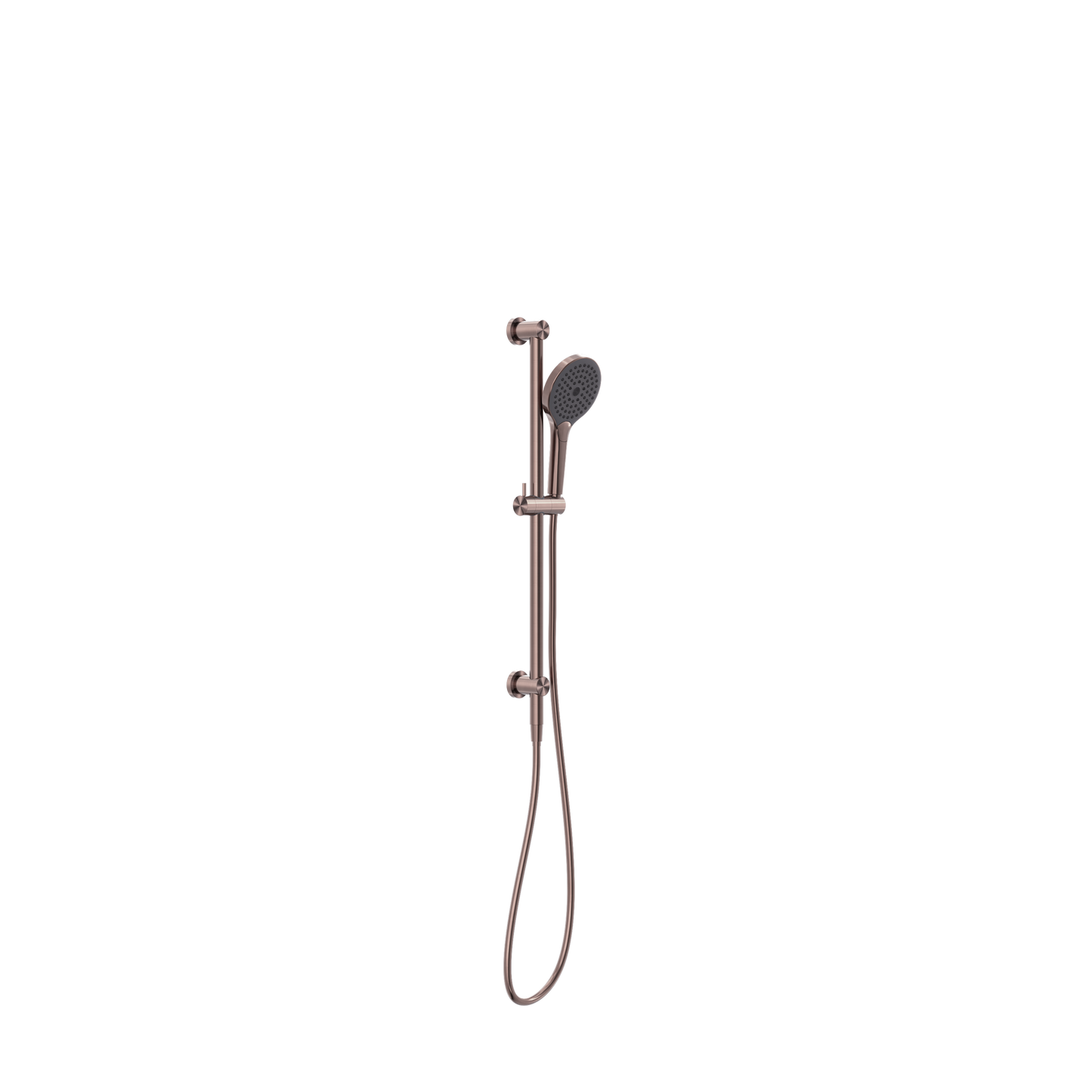 MECCA SHOWER RAIL WITH AIR SHOWER II BRUSHED BRONZE