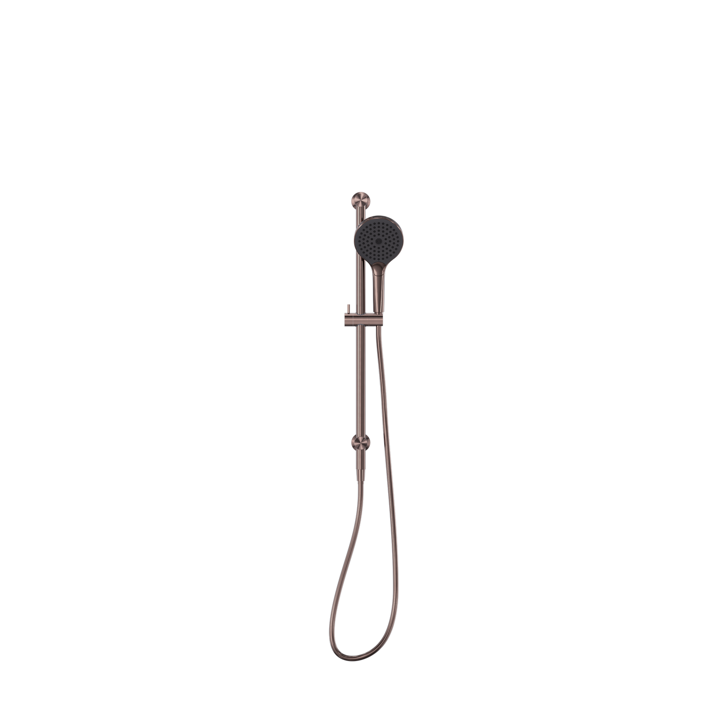 MECCA SHOWER RAIL WITH AIR SHOWER II BRUSHED BRONZE