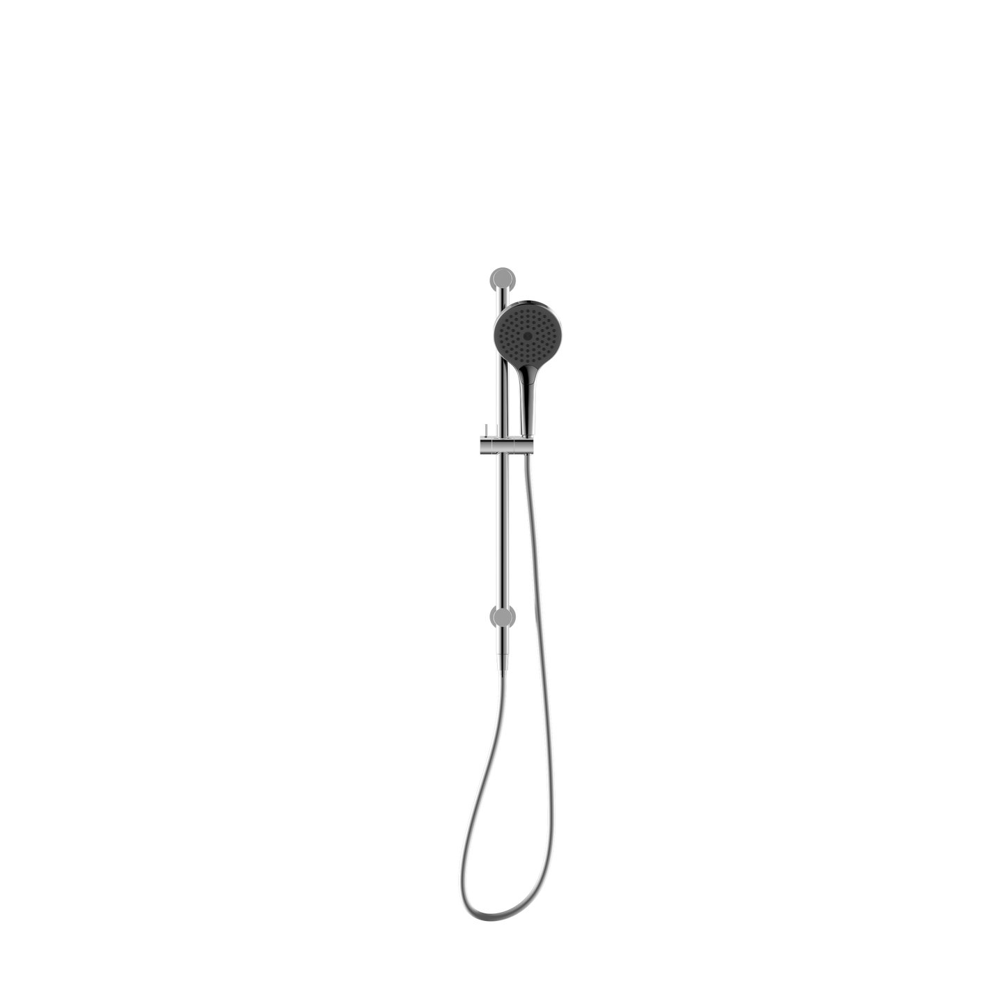 MECCA SHOWER RAIL WITH AIR SHOWER II CHROME