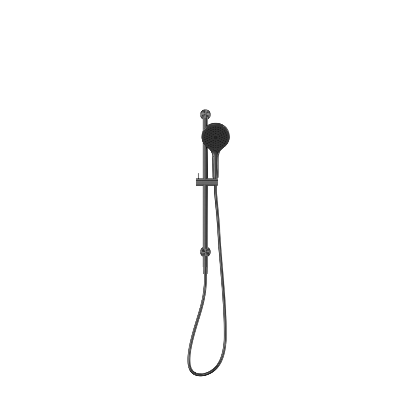 MECCA SHOWER RAIL WITH AIR SHOWER II GUN METAL