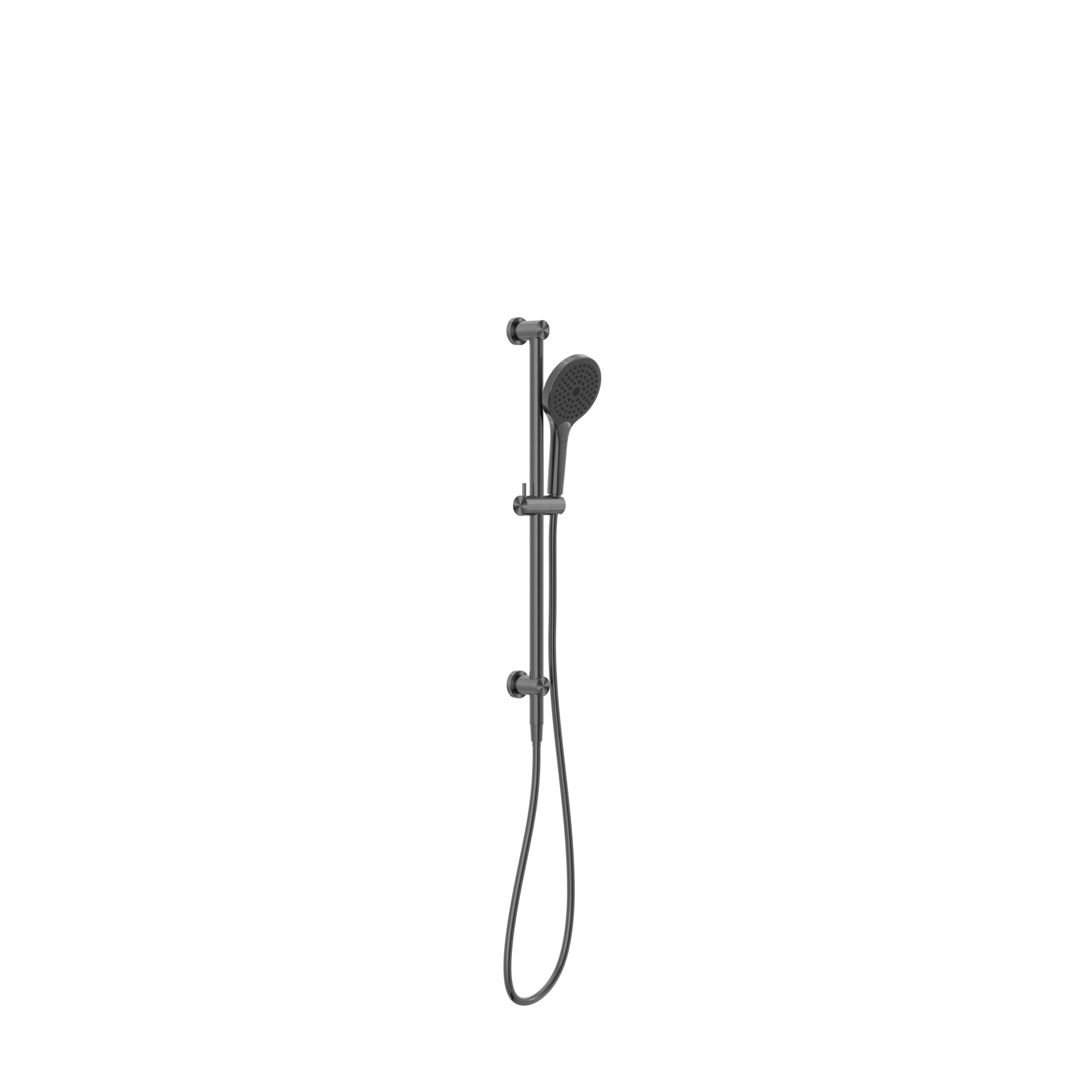 MECCA SHOWER RAIL WITH AIR SHOWER II GUN METAL