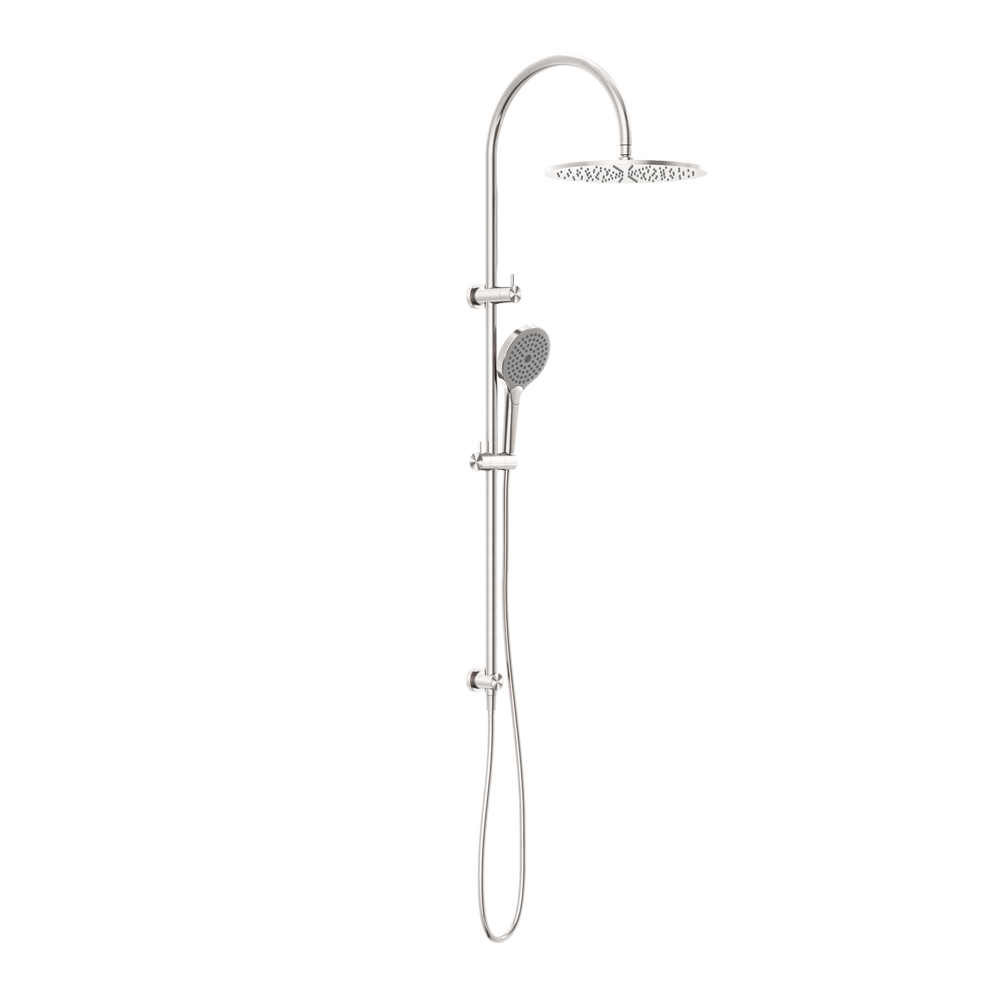 MECCA TWIN SHOWER WITH AIR SHOWER II BRUSHED NICKEL