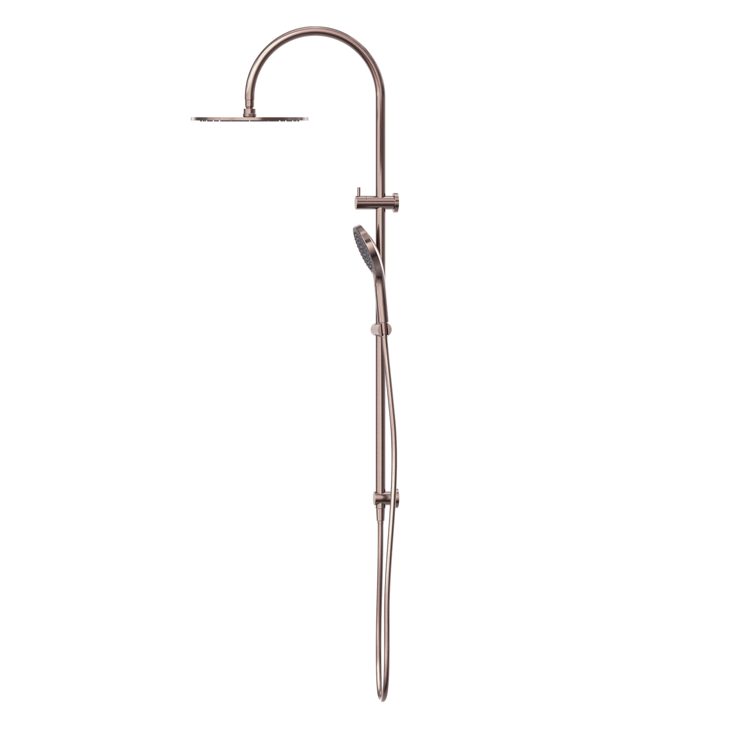 MECCA TWIN SHOWER WITH AIR SHOWER II BRUSHED BRONZE