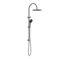 MECCA TWIN SHOWER WITH AIR SHOWER II GUN METAL