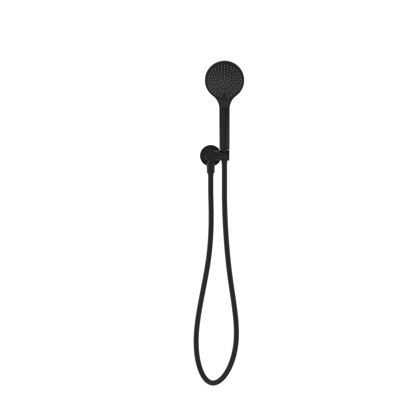 MECCA SHOWER ON BRACKET WITH AIR SHOWER CHROME (NR221905CH) MATTE BLACK