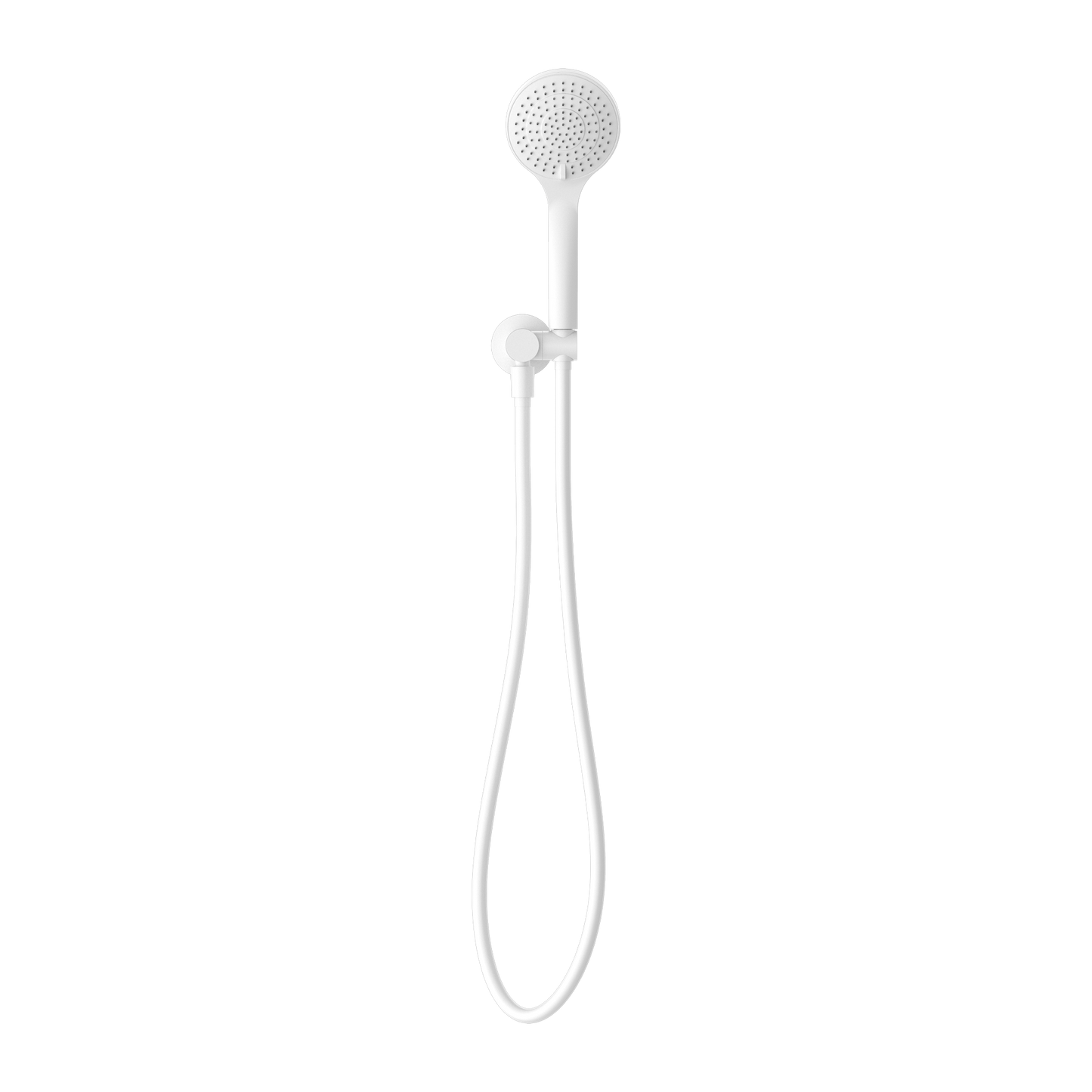 MECCA SHOWER ON BRACKET WITH AIR SHOWER CHROME (NR221905CH) MATTE WHITE