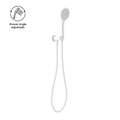 MECCA SHOWER ON BRACKET WITH AIR SHOWER CHROME (NR221905CH) MATTE WHITE