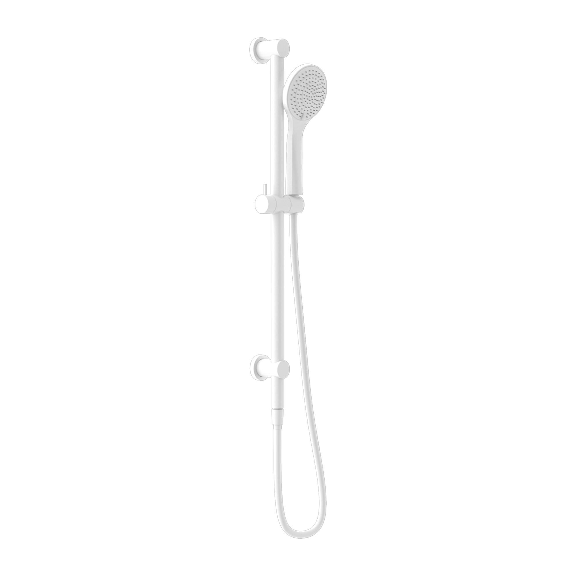 MECCA SHOWER RAIL WITH AIR SHOWER MATTE WHITE