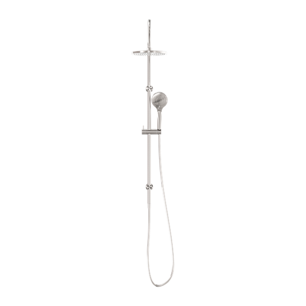 MECCA TWIN SHOWER WITH AIR SHOWER BRUSHED NICKEL