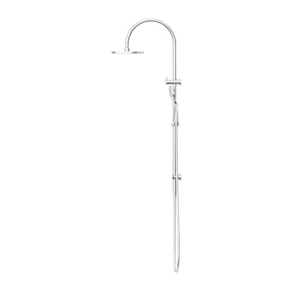 MECCA TWIN SHOWER WITH AIR SHOWER BRUSHED NICKEL