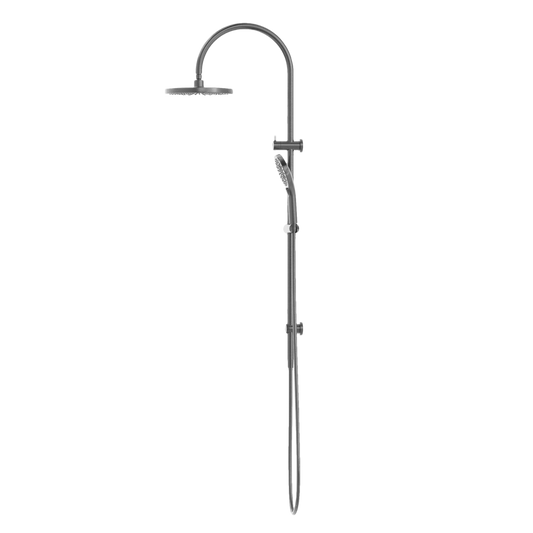 MECCA TWIN SHOWER GUN METAL GREY