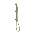 Mecca Shower Rail With Slim Hand Shower Tumbled Antique Brass