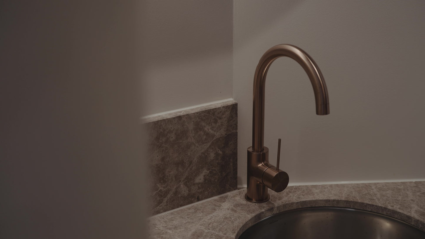 MECCA KITCHEN MIXER BRUSHED BRONZE