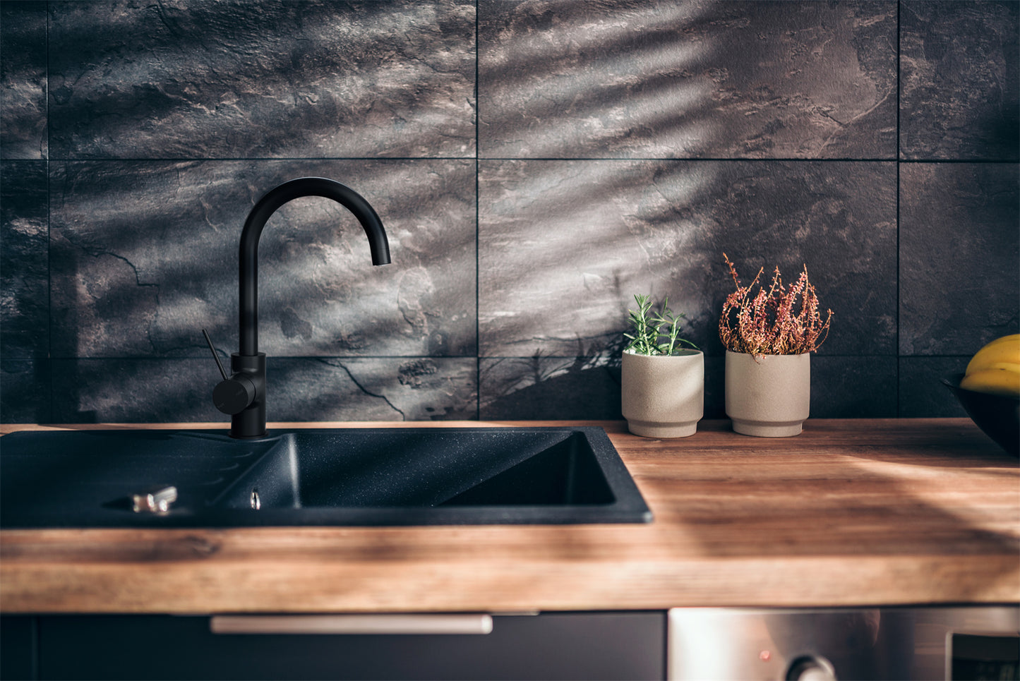 MECCA KITCHEN MIXER MATTE BLACK