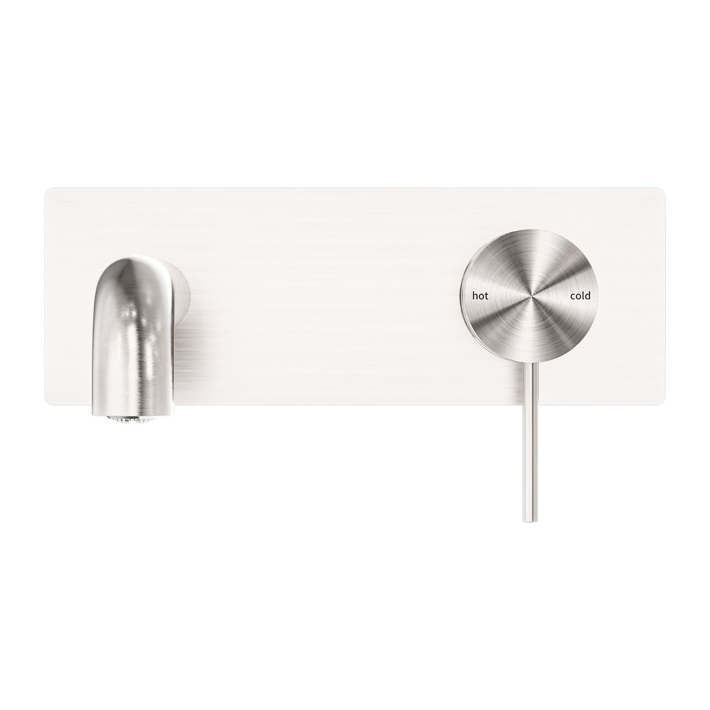 MECCA WALL BASIN/BATH MIXER 120/160/185/230/260MM BRUSHED NICKEL