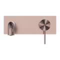 MECCA WALL BASIN/BATH MIXER 120/160/185/230/260MM BRUSHED BRONZE