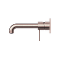 MECCA WALL BASIN/BATH MIXER 120/160/185/230/260MM BRUSHED BRONZE