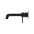 MECCA WALL BASIN/BATH MIXER 120/160/185/230/260MM MATTE BLACK
