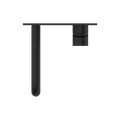 MECCA WALL BASIN/BATH MIXER 120/160/185/230/260MM MATTE BLACK