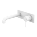MECCA WALL BASIN/BATH MIXER 120/160/185/230/260MM MATTE WHITE